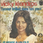 Buy vinyl record Léandros Vicky L'amour brillait dans tes yeux for sale