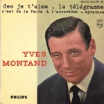 Buy vinyl record Yves Montand Des je t'aime for sale