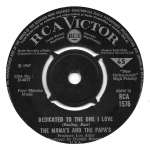 Buy vinyl record The Mama's And The Papa's Dedicated to the one i love for sale