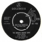 Buy vinyl record Cliff Richard The minute you're gone for sale