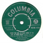 Buy vinyl record Cliff Richard When the girl in your arms is the girl in your heart for sale