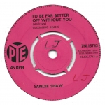 Buy vinyl record Sandie Shaw I'd be far better off without you for sale
