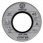 Buy vinyl record Status Quo Dear John for sale