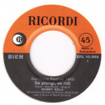 Acheter un disque vinyle à vendre Bobby Solo Se piangi se ridi