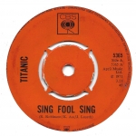 Buy vinyl record Titanic Sing fool sing for sale