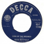 Acheter un disque vinyle à vendre David Whitfield Song of the dreamer
