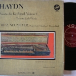 Acheter un disque vinyle à vendre Fritz Neumeyer Haydn  ; sonates pour clavecin